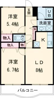グリーンパーク樽井の間取り画像