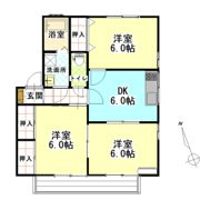 きららハイツAの間取り画像