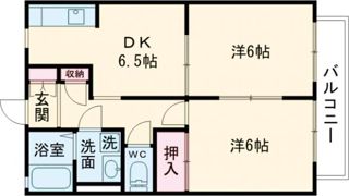 ディアコートみやび Ⅰ棟の間取り画像