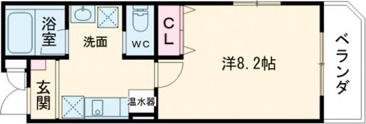 ブライト日根野の間取り画像