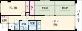 サンセール勝部の間取り画像
