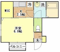 フォンテーヌ若葉の間取り画像