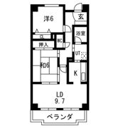フレア稲垣の間取り画像