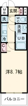 プレサンス京都鴨川の間取り画像