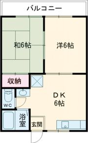 ドミール学園前IIの間取り画像