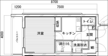 スカイマンションi（アイ）の間取り画像