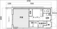 スカイマンションi（アイ）の間取り画像