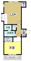 ホリホックイン萩丘の間取り画像