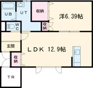 コスモ東神楽Ⅱの間取り画像