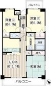 北寺尾大滝マンションの間取り画像
