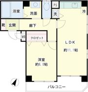 プラティーク鶴見中央の間取り画像