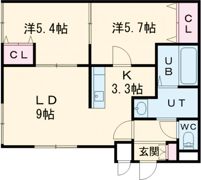 パークヒルズの間取り画像