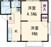 コーポ松山の間取り画像