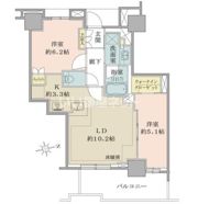 ブリリアタワー聖蹟桜ヶ丘の間取り画像