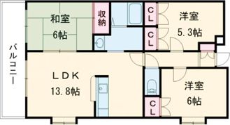 カンフォートの間取り画像