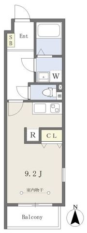 ルシエル東海通サウスの間取り画像