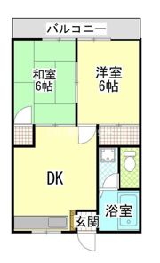 プラザイン若葉の間取り画像