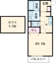 デル・メゾン堺市駅の間取り画像