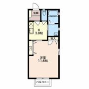 レリアン Aの間取り画像