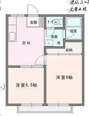 しんでんハイツⅡの間取り画像