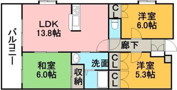 カンフォートの間取り画像