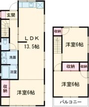 前砂レントハウスの間取り画像