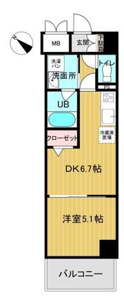 Luce Ⅶ（ルーチェセブン）の間取り画像