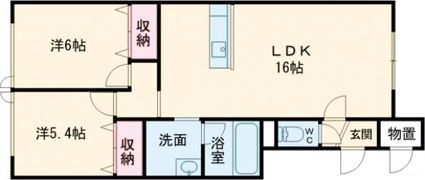 レオクルールの間取り画像