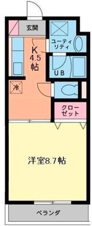 ウエストルムの間取り画像