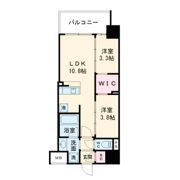 コンフォリア・リヴ東三国駅前ソルテラスの間取り画像
