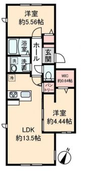 ハイムふじみ野の間取り画像
