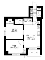 グランシャリオ国立の間取り画像