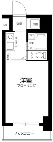 スカイコート下高井戸の間取り画像