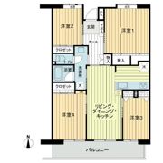 新蓮根団地第14号棟の間取り画像