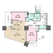 ザ・パークハウス西新宿タワー60の間取り画像