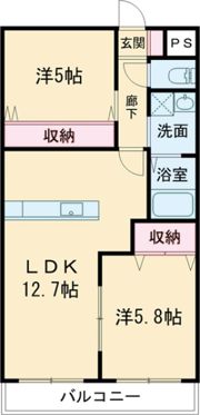 ハウス・ド采女の間取り画像