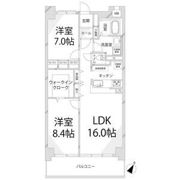 キャッスルコート飾磨弐番館の間取り画像