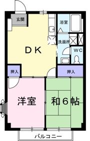 メゾンエクセルKBの間取り画像
