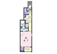 パークサイド クレハ Ⅲの間取り画像