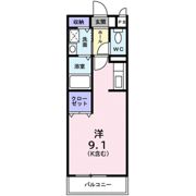 ジュネス4の間取り画像
