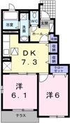ラフレシールあぼしCの間取り画像