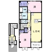 ベル コリーヌ Aの間取り画像
