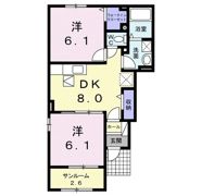 グランコート516 Aの間取り画像