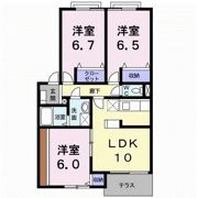 パルテノン吉藤Aの間取り画像