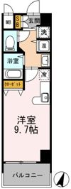 カスタリア三宮の間取り画像