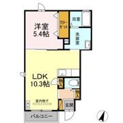 シャーメゾンコンフォールの間取り画像