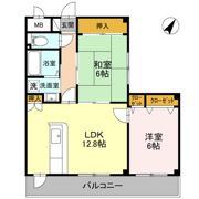 エスポワール三松の間取り画像