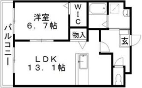 アベニュー上島Ⅱの間取り画像