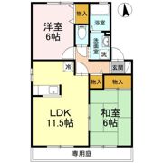 セジュールMIKIの間取り画像