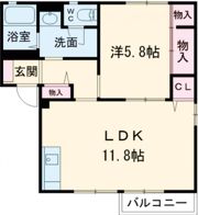 ミレニアムの間取り画像